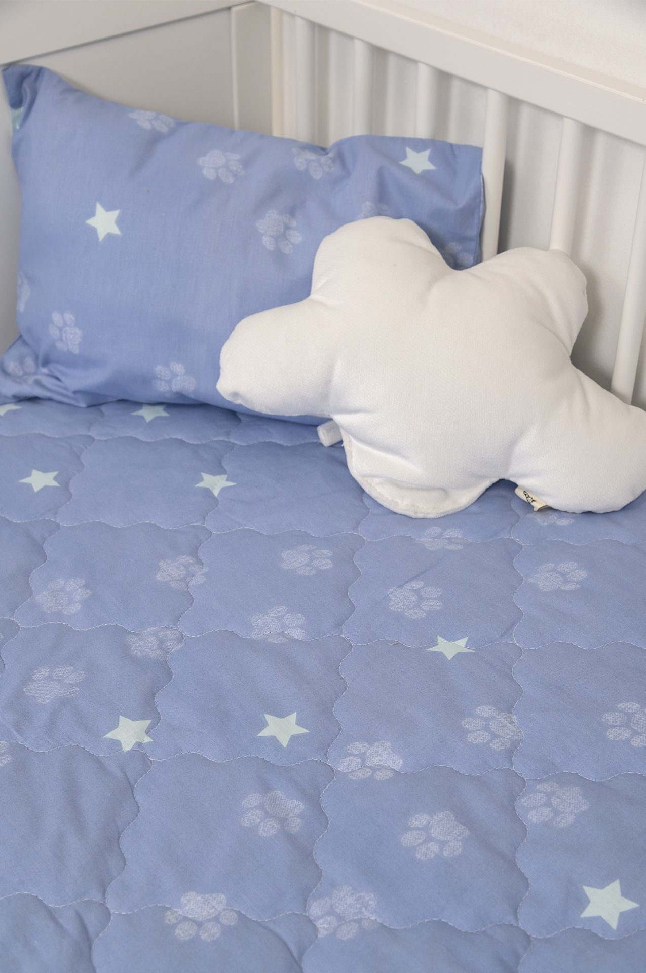 Carpet Strom DM - Naf Naf Little Zoo 301 - Blue Κουβερλί