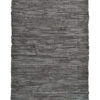 Carpet Strom DM - Leather Solid Rug Coffee