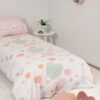 Carpet Strom DM - Naf Naf Hearts 352 - White Pink Σετ Σεντόνια