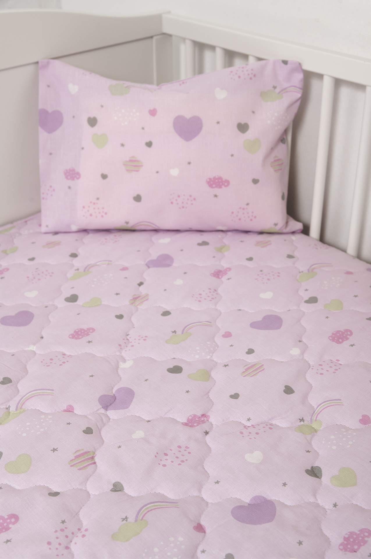 Carpet Strom DM - Naf Naf Little Hearts 302 - Lila Κουβερλί