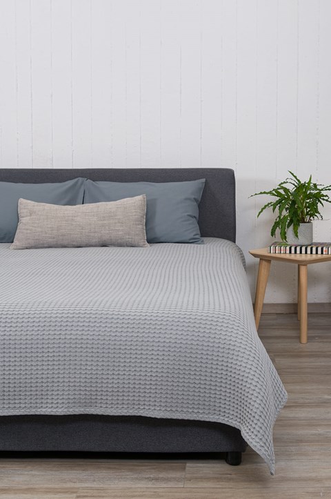 kouverta pike naf naf cotton waffle pique grey normal 2