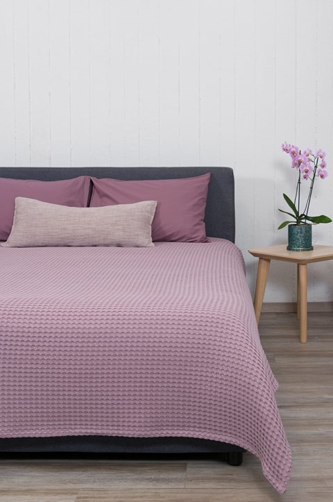 kouverta pike naf naf cotton waffle pique purple normal 2