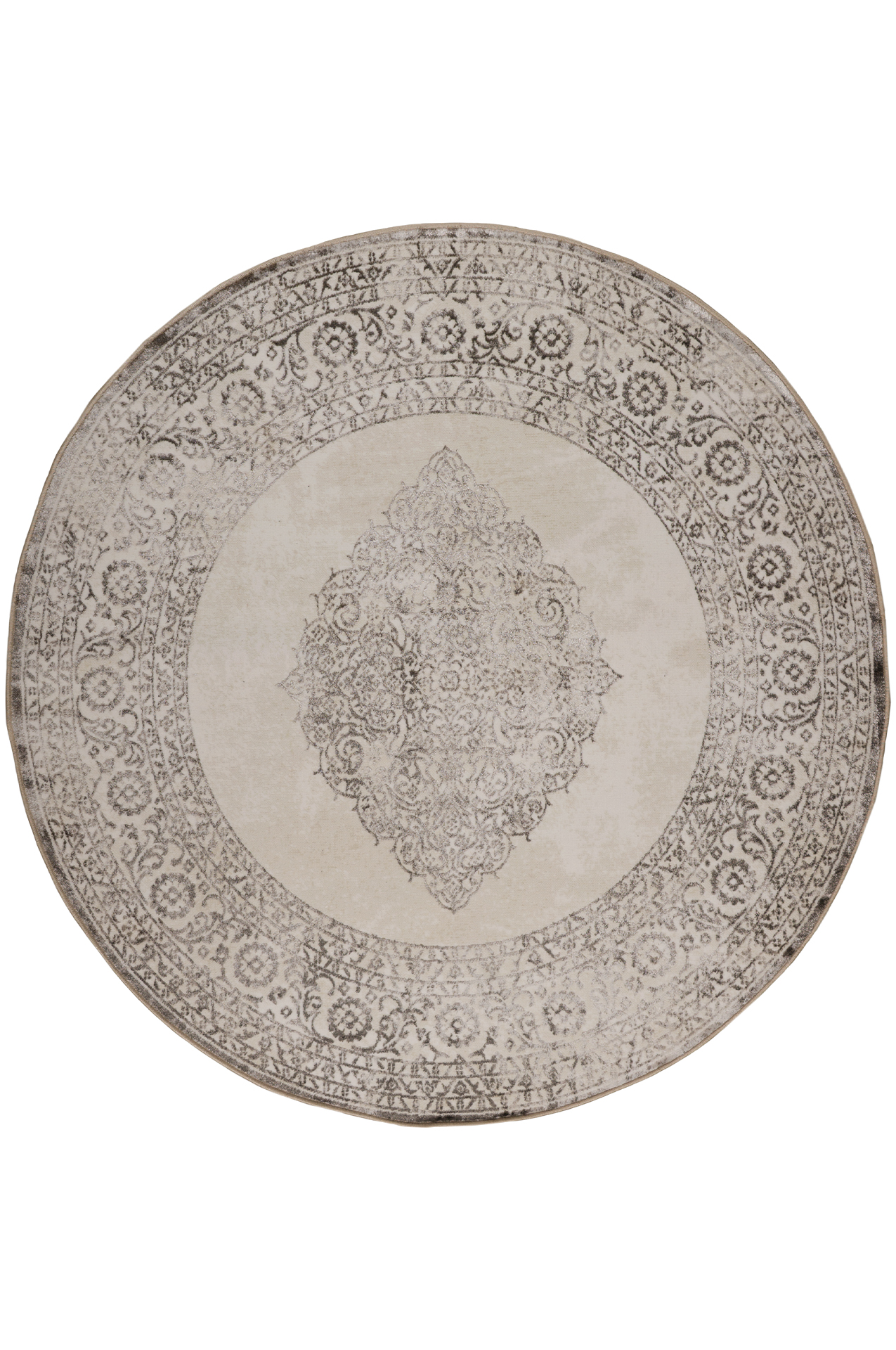 Carpet Strom DM - Gossip 6185A White Vizon Round