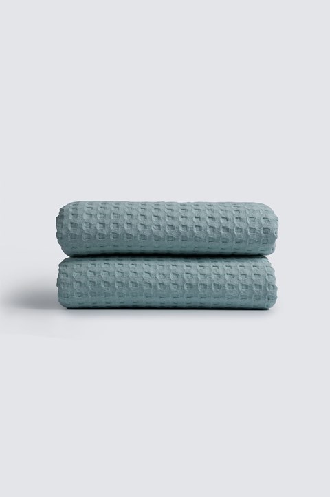 Κουβέρτα ΠΙΚΕ NAF NAF Cotton Waffle Pique Mint - Image 5