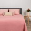 Κουβέρτα ΠΙΚΕ NAF NAF Cotton Waffle Pique Rose - Image 3