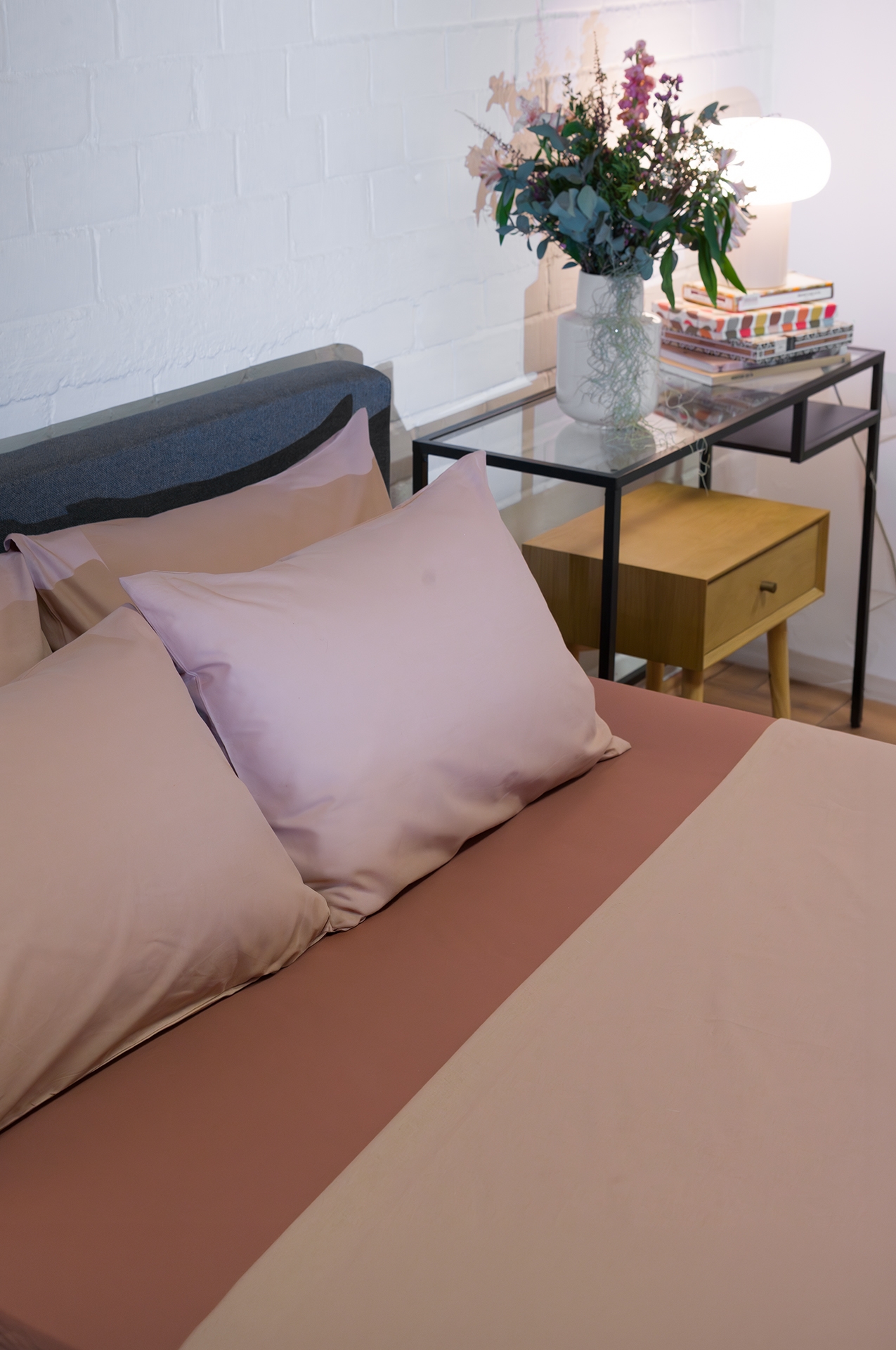 Carpet Strom DM - Σετ Σεντόνι Naf Naf HUE Taupe-Amber